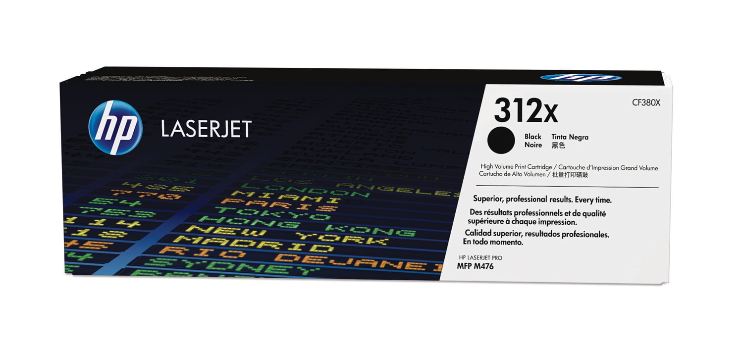 312X BLACK HY LJ TONER CART CF380X.