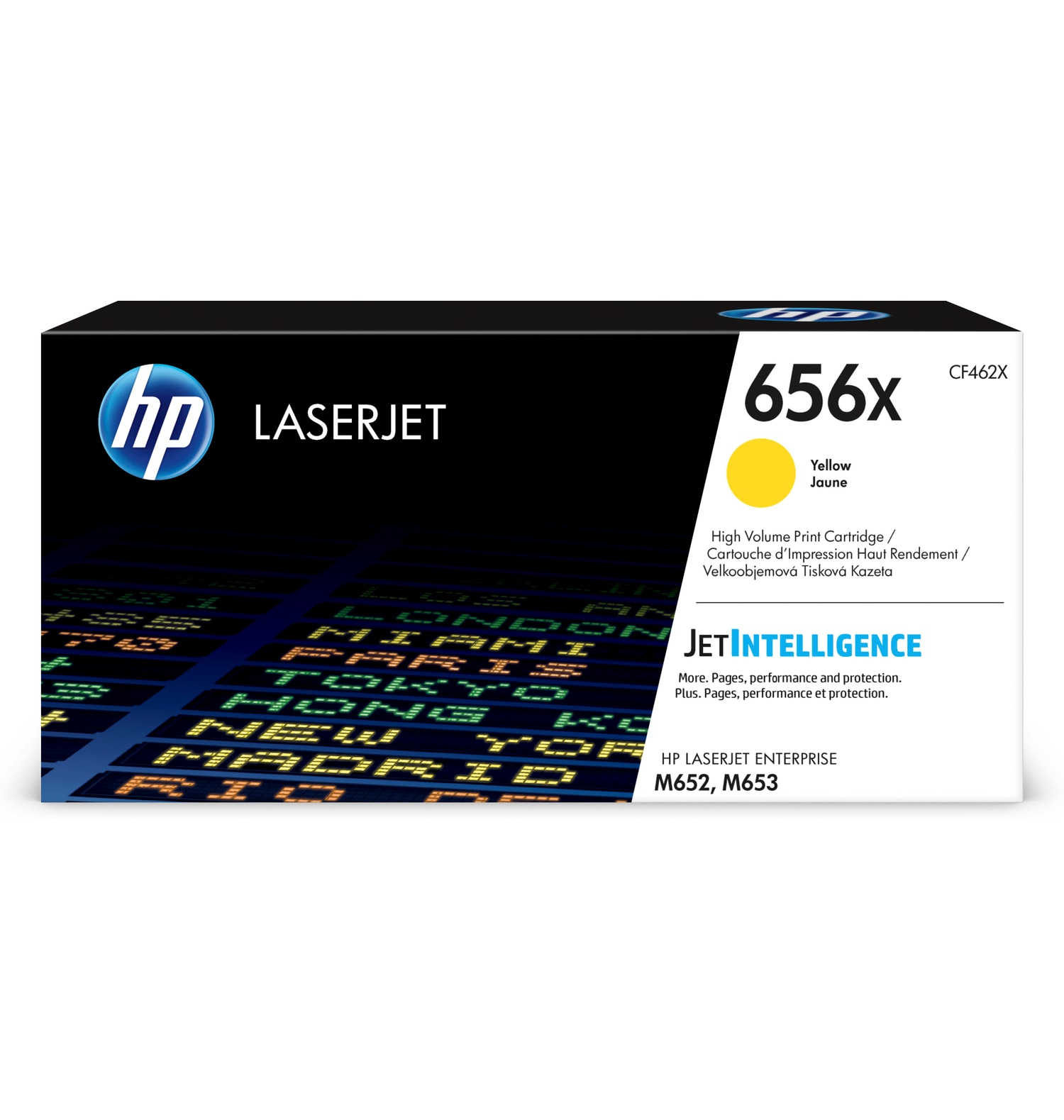 656X Yellow LaserJet Toner Cartridge