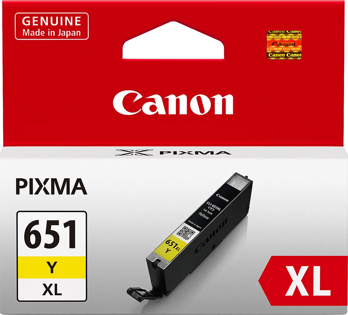 Canon CLI651XLY Yellow High Yield Ink Cartridge