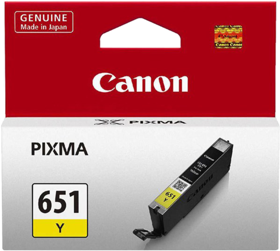Canon CLI651Y Yellow Ink Cartridge