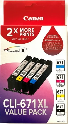 Canon CLI671XL Value Pack
