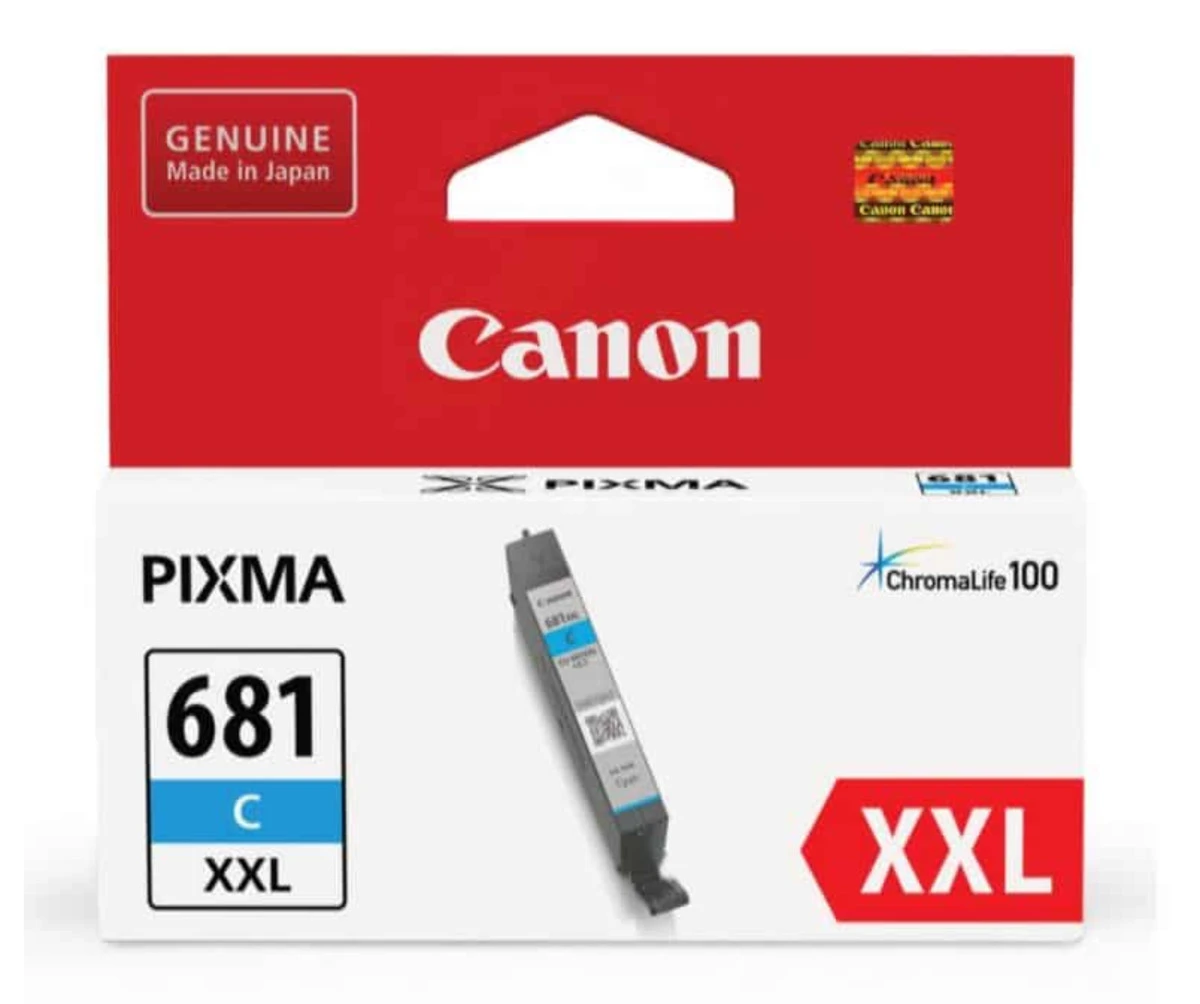 Canon CLI681XXLC Extra High Yield Cyan Ink Cartridge
