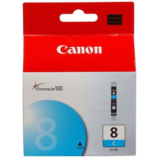 CYAN INK CART CLI8C FOR IP4200 4300 4500
