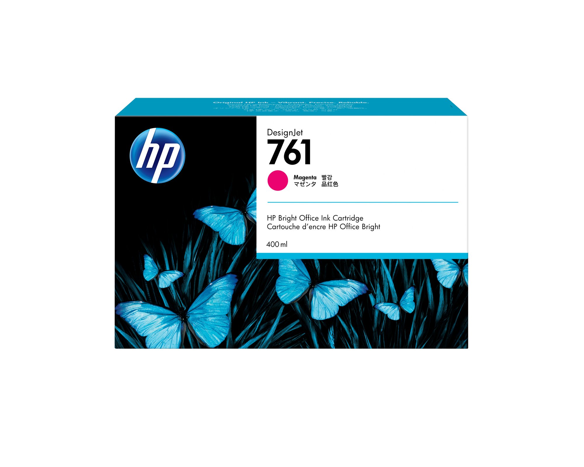 HP 761 400ml Magenta Ink Cartridge