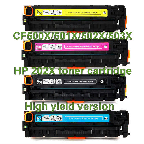 HP 202X (CF502X) Yellow Toner Cartridge - PrinterDirect Compatible