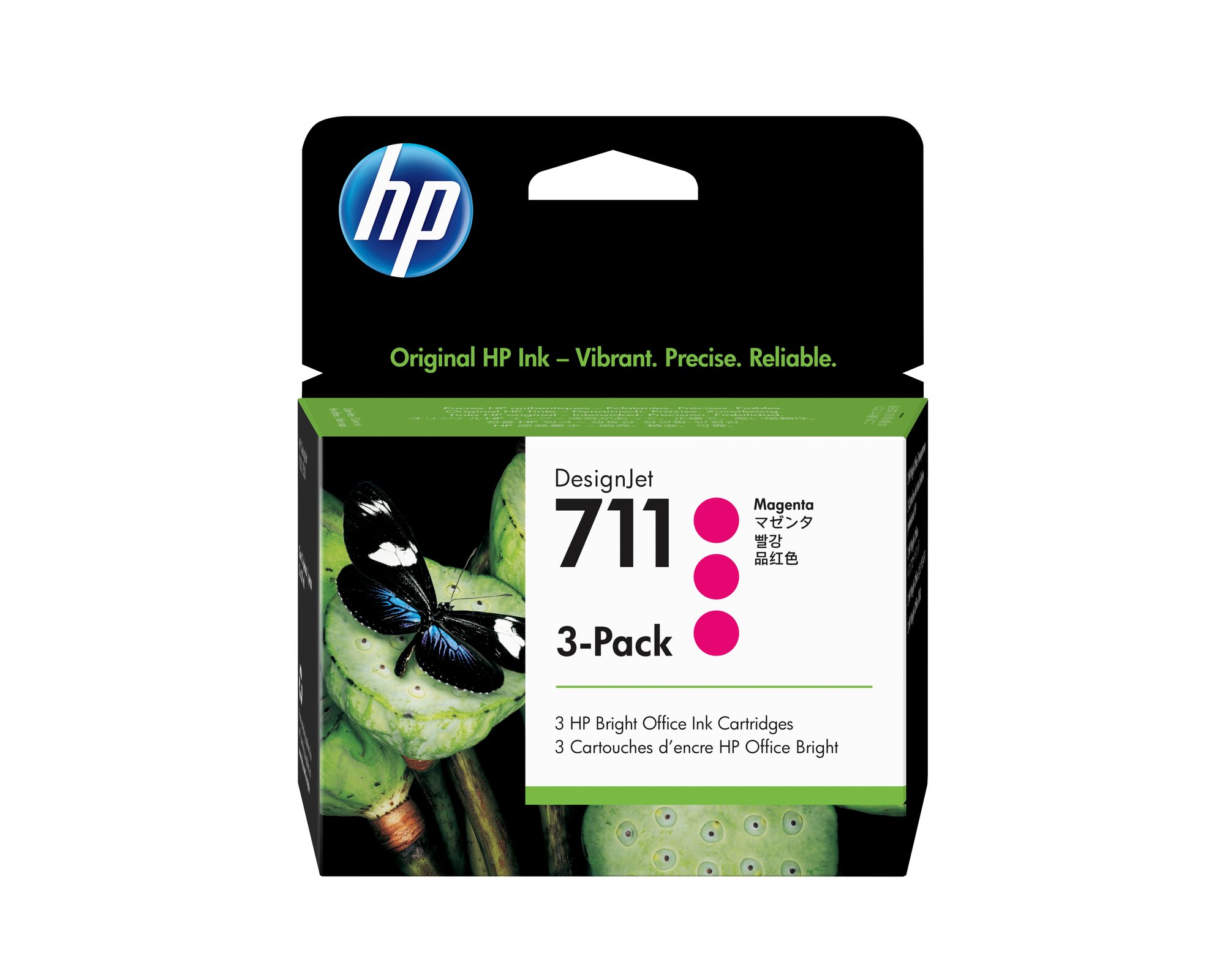 HP 711 29ml x 3Pack Mag Ink Cartridge