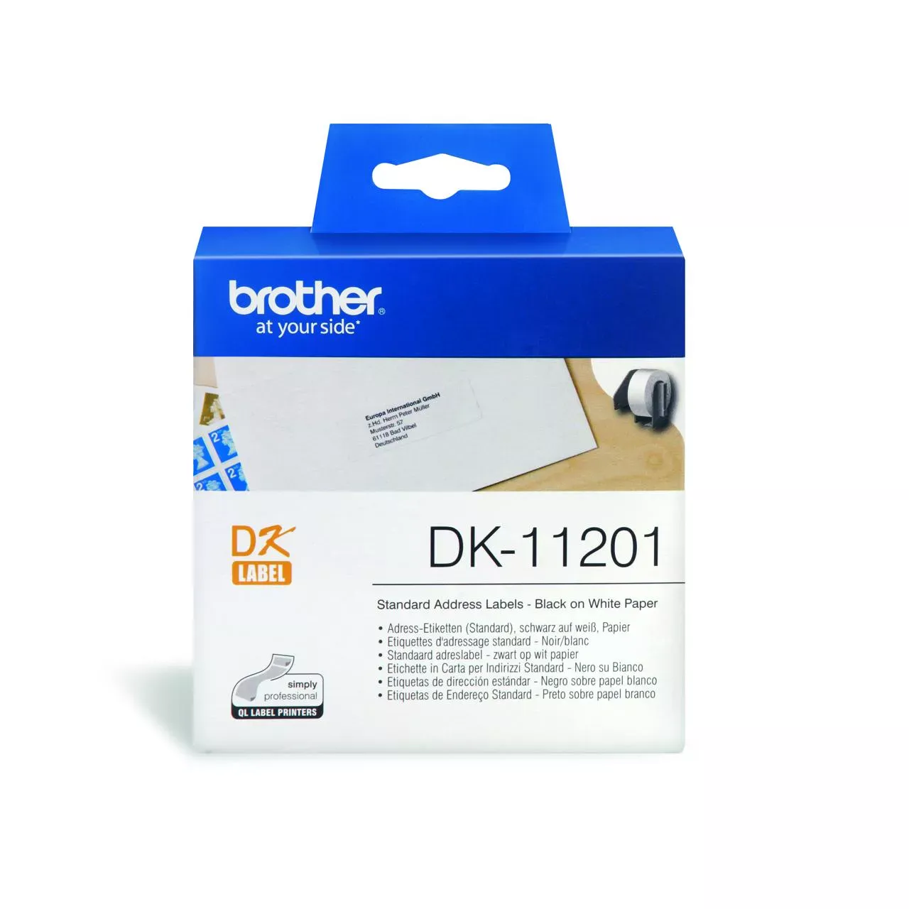 Brother DK11201 400 Standard Address Labels 29mm x 90mm