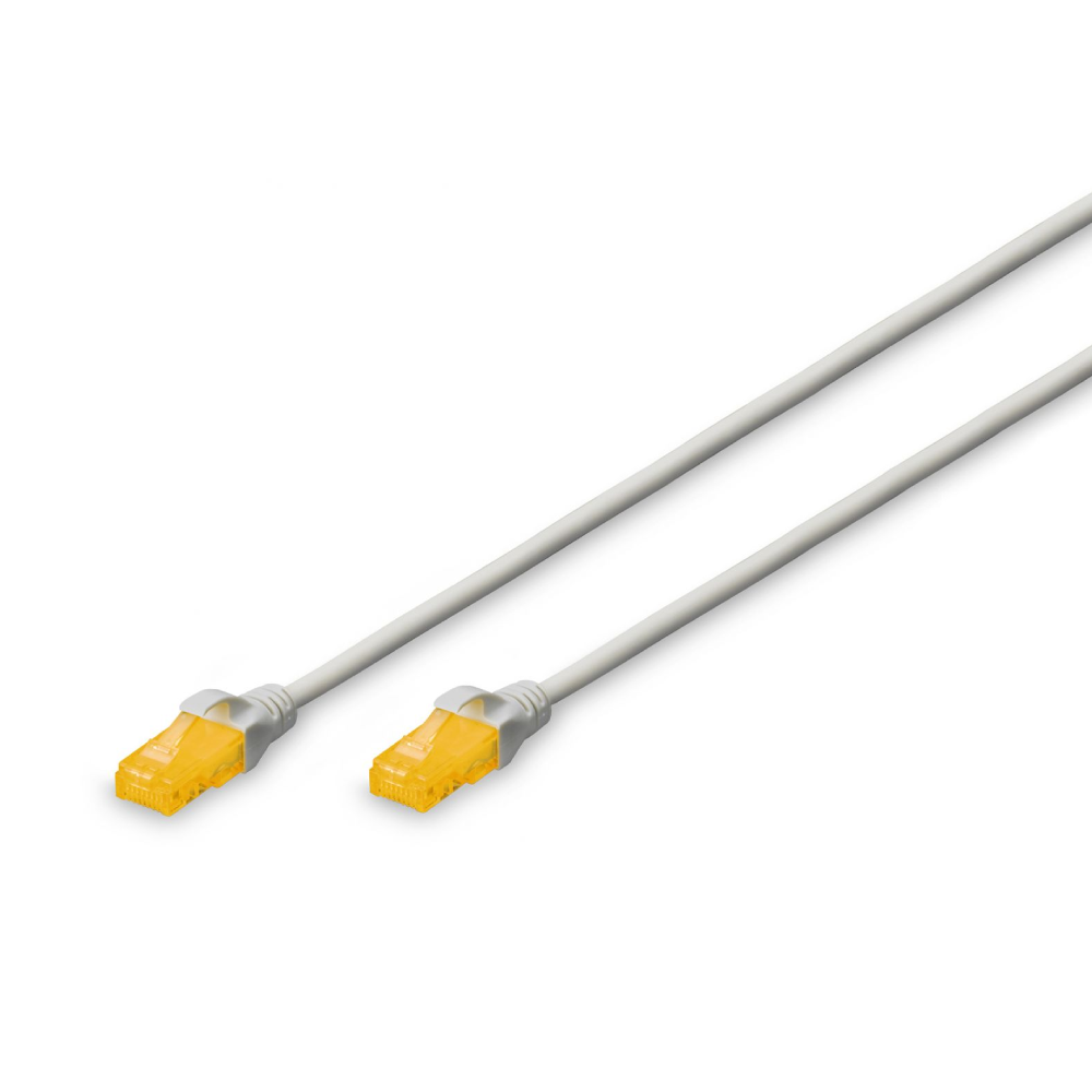 Digitus UTP Slim CAT6 Patch Lead - 1.5M Grey
