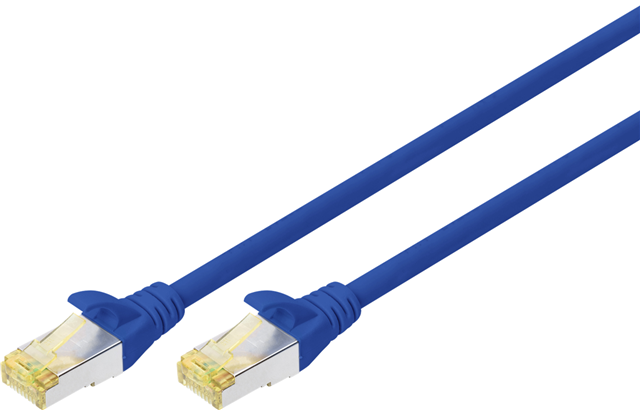 Digitus S-FTP CAT6A Patch Lead - 1M Blue