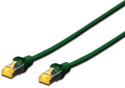 Digitus S-FTP CAT6A Patch Lead - 10M Green