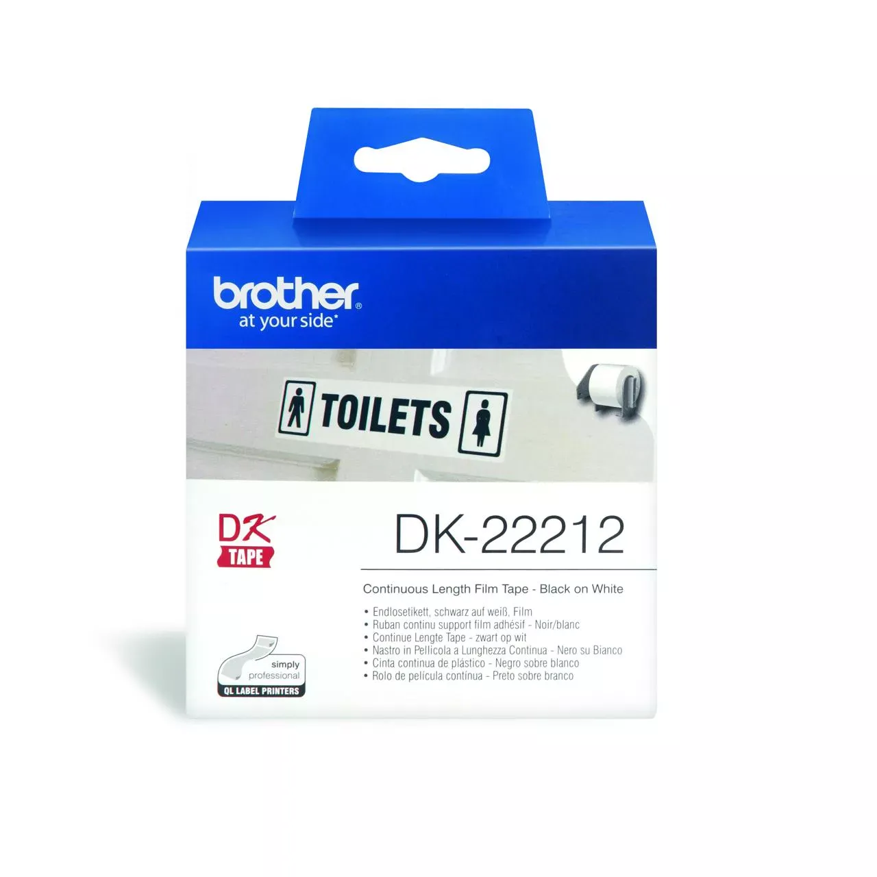 Brother DK22212 Continuous Length Film Tape 62mm x 15.24m