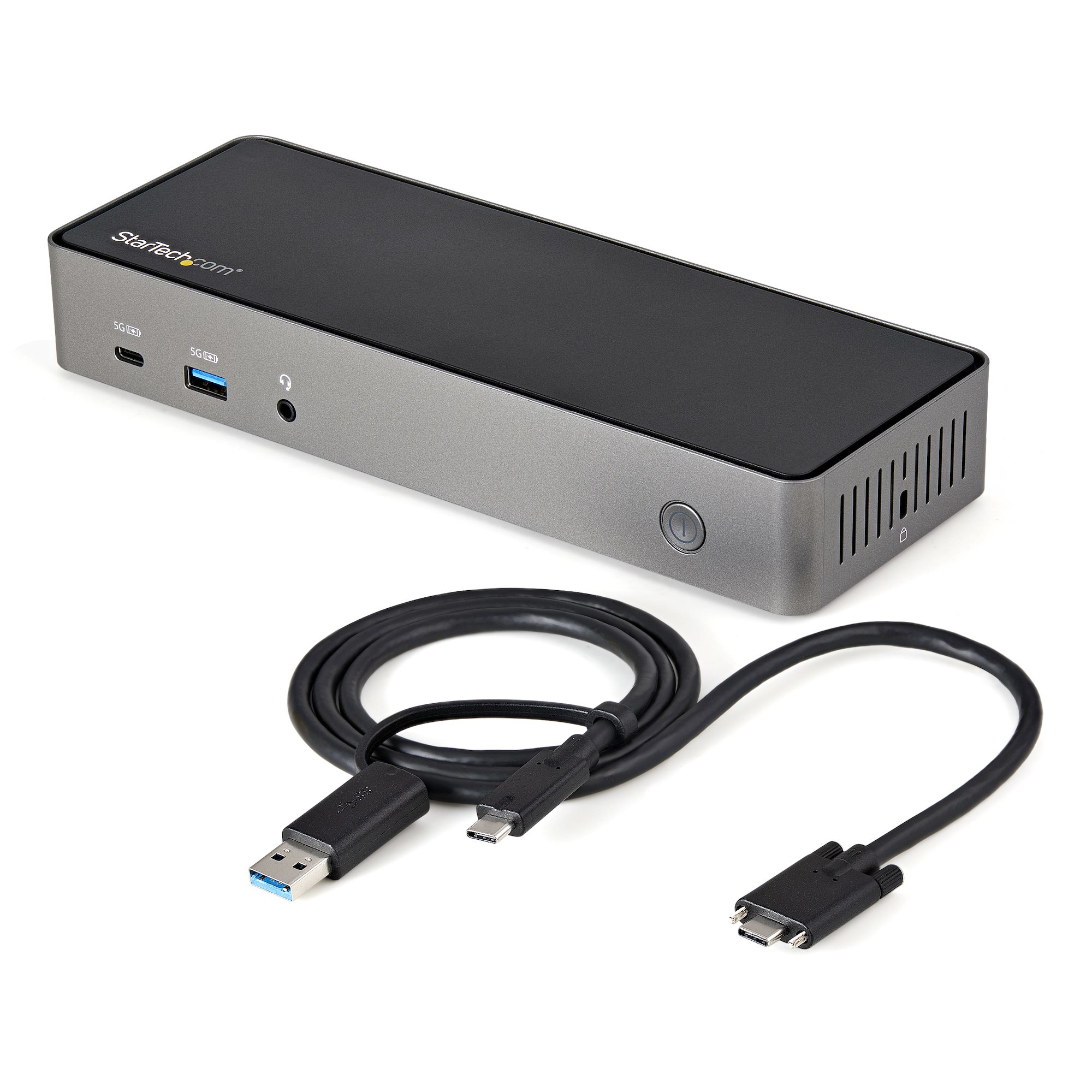 STARTECH.COM USB-A/USB-C HYBRID DOCK TRIPLE 4K 60HZ HDMI/DISPLAYPORT 85W PD 3 YR