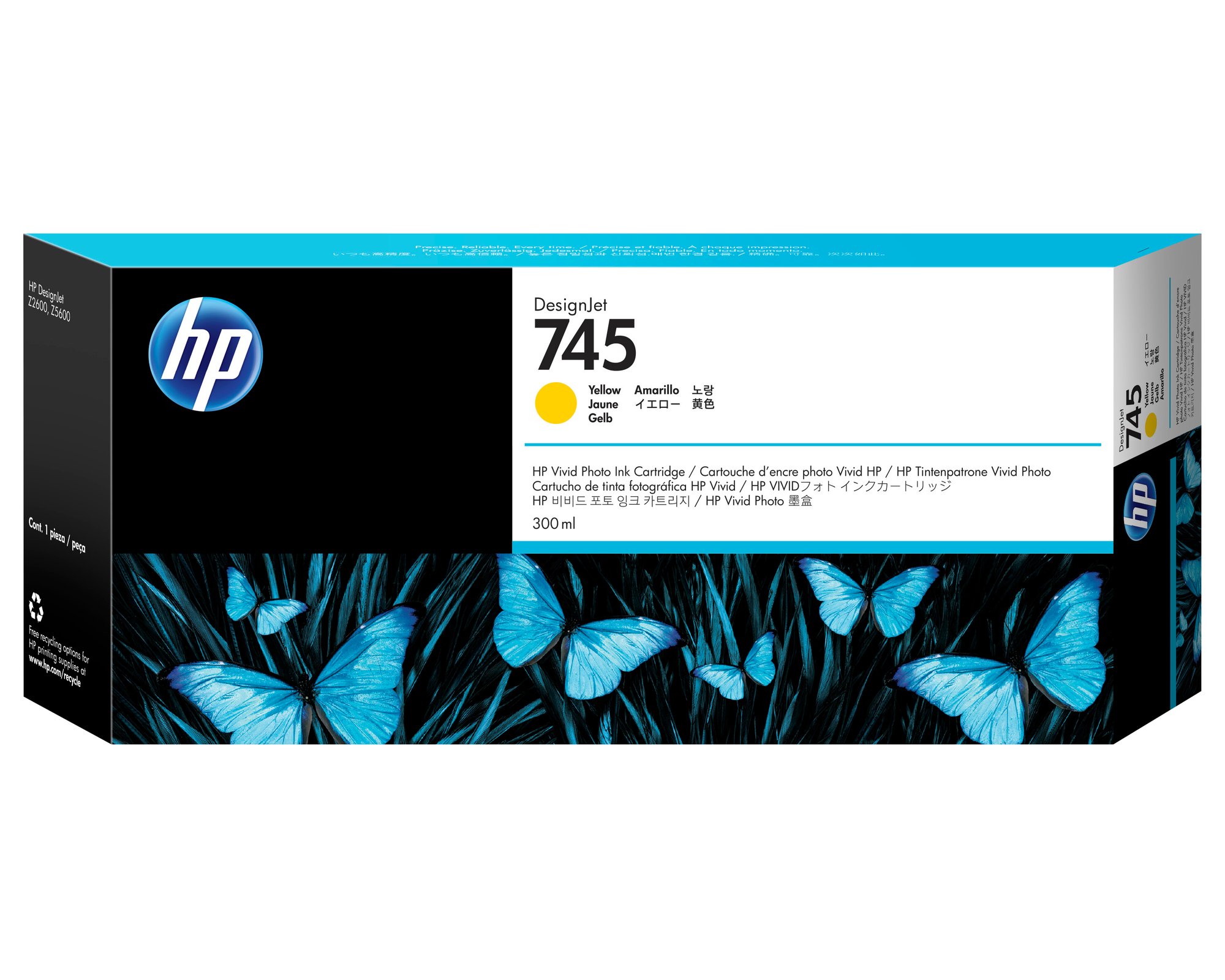 INK CARTRIDGE NO 745 YELLOW 300ML