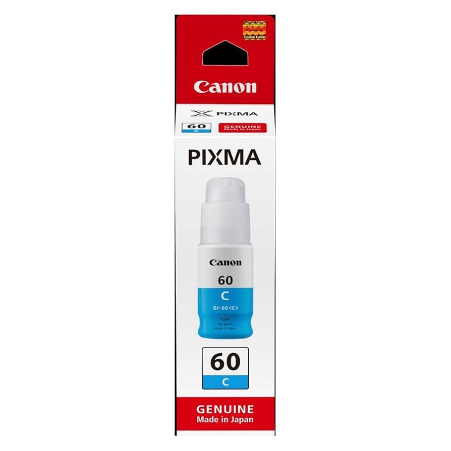 Canon GI60C Cyan Pixma Endurance Ink Bottle