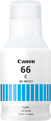 Canon GI66C Cyan MAXIFY MegaTank Ink Bottle