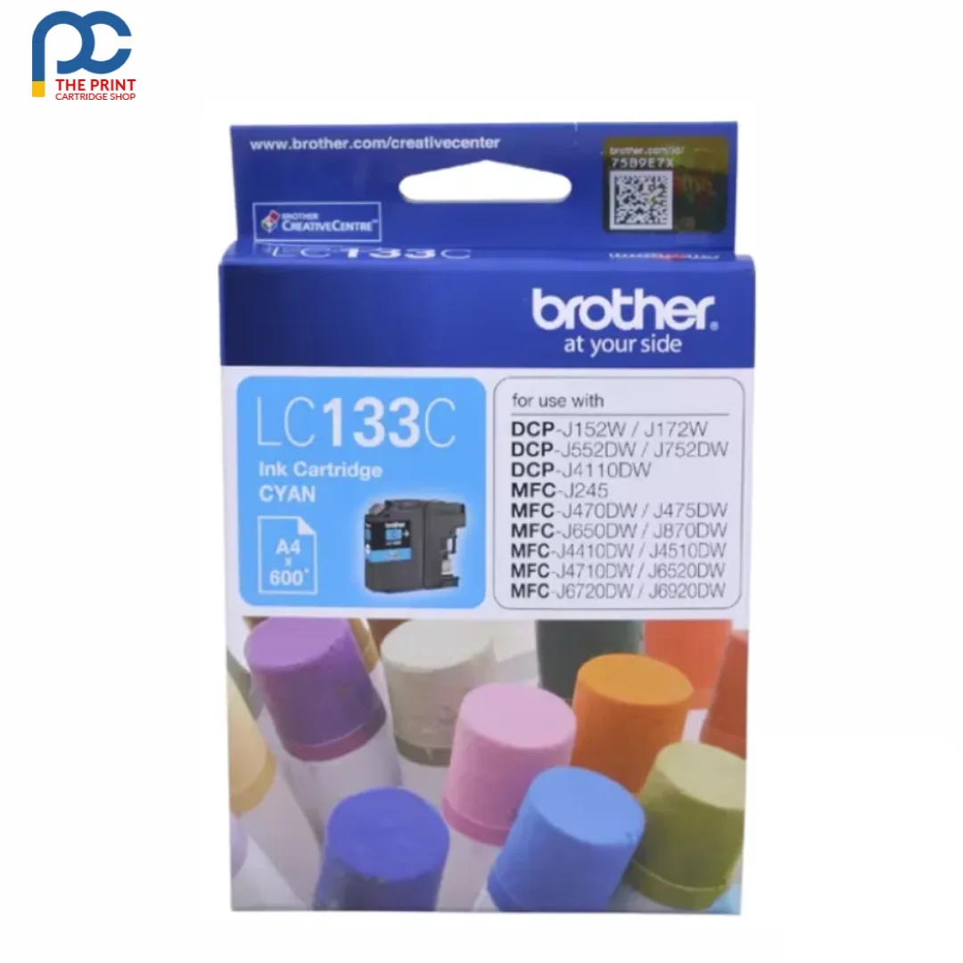Brother LC133C Cyan Ink Cartridge