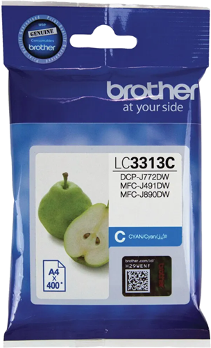 Brother LC3313C Cyan Ink Cartridge High Yield