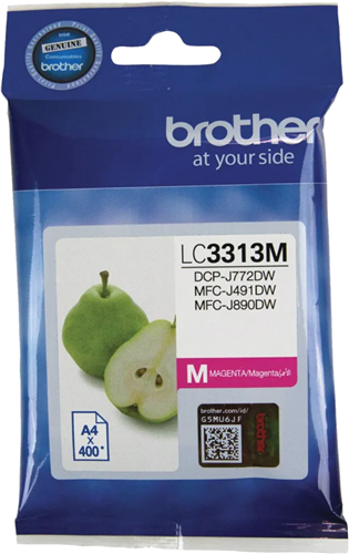 Brother LC3313M Magenta Ink Cartridge High Yield