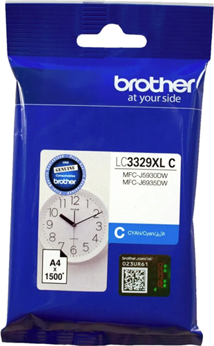 Brother LC3329XLC Cyan High Yield Ink Cartridge