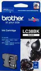 Brother LC38BK Black Ink Cartridge