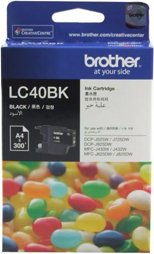 Brother LC40BK Black Ink Cartridge