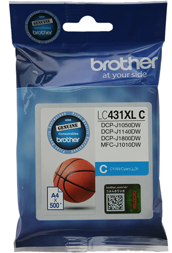 Brother LC431XLC Cyan High Yield Ink Cartridge