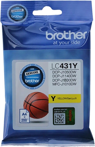 Brother LC431Y Yellow Ink Cartridge