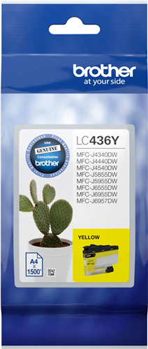Brother LC436Y Yellow Ink Cartridge