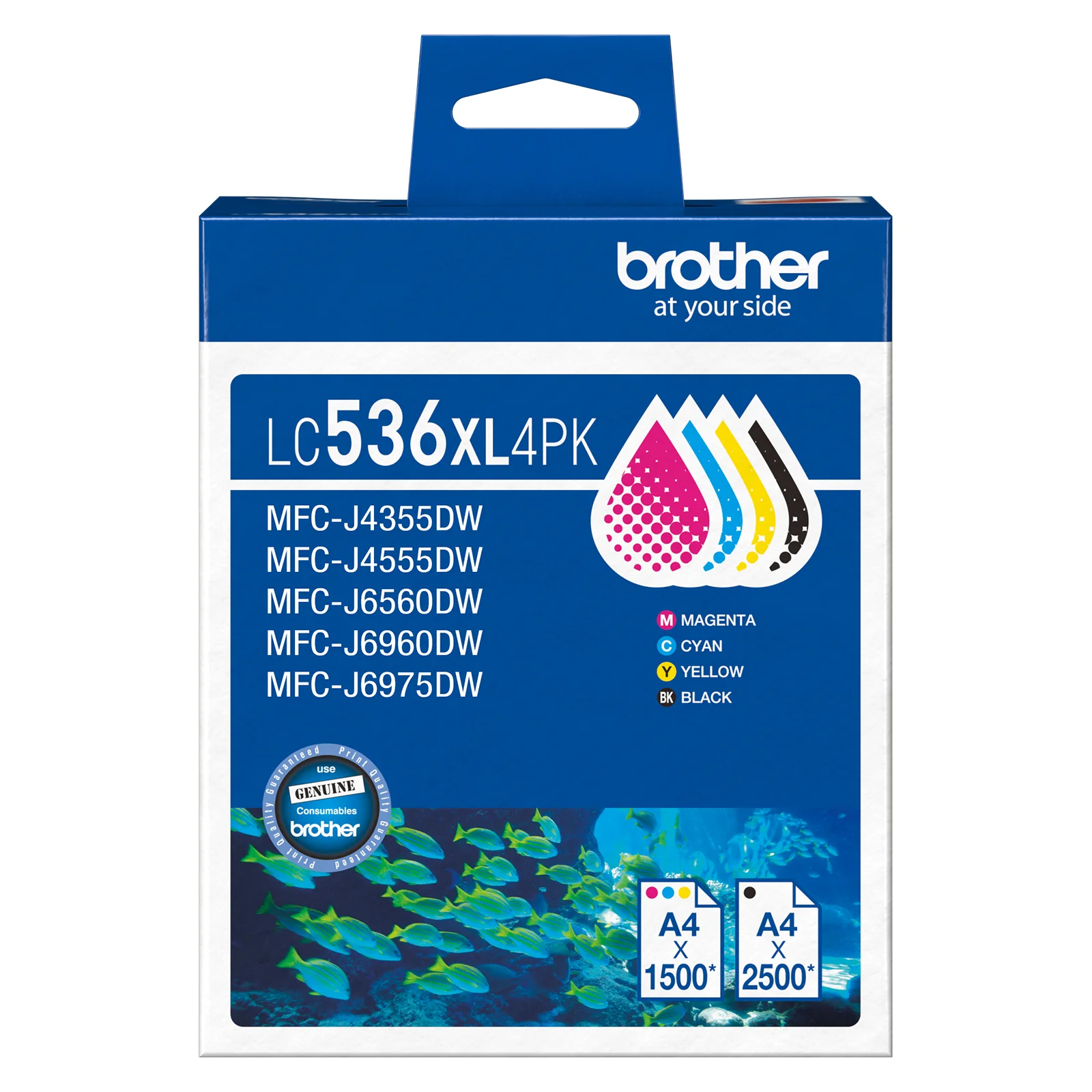Brother LC536XL4PK 4 - Pack Ink Cartridge