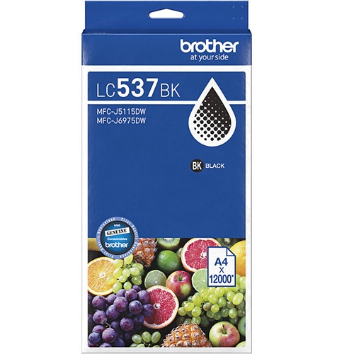 Brother LC537BK Black Ink Cartridge