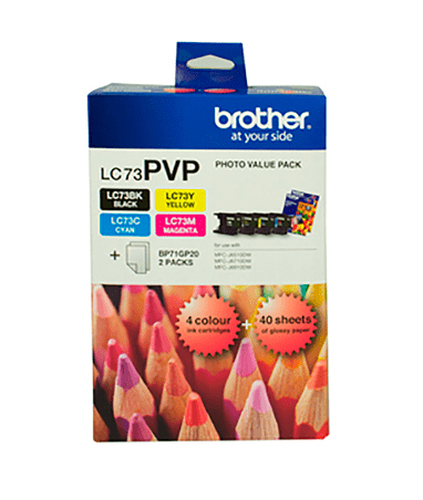 LC73PVP Photo Value Pack BK/C/Y/M 600