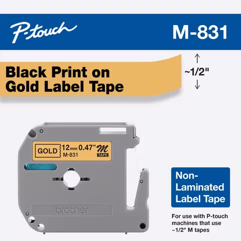 Brother M831 Labelling Tape