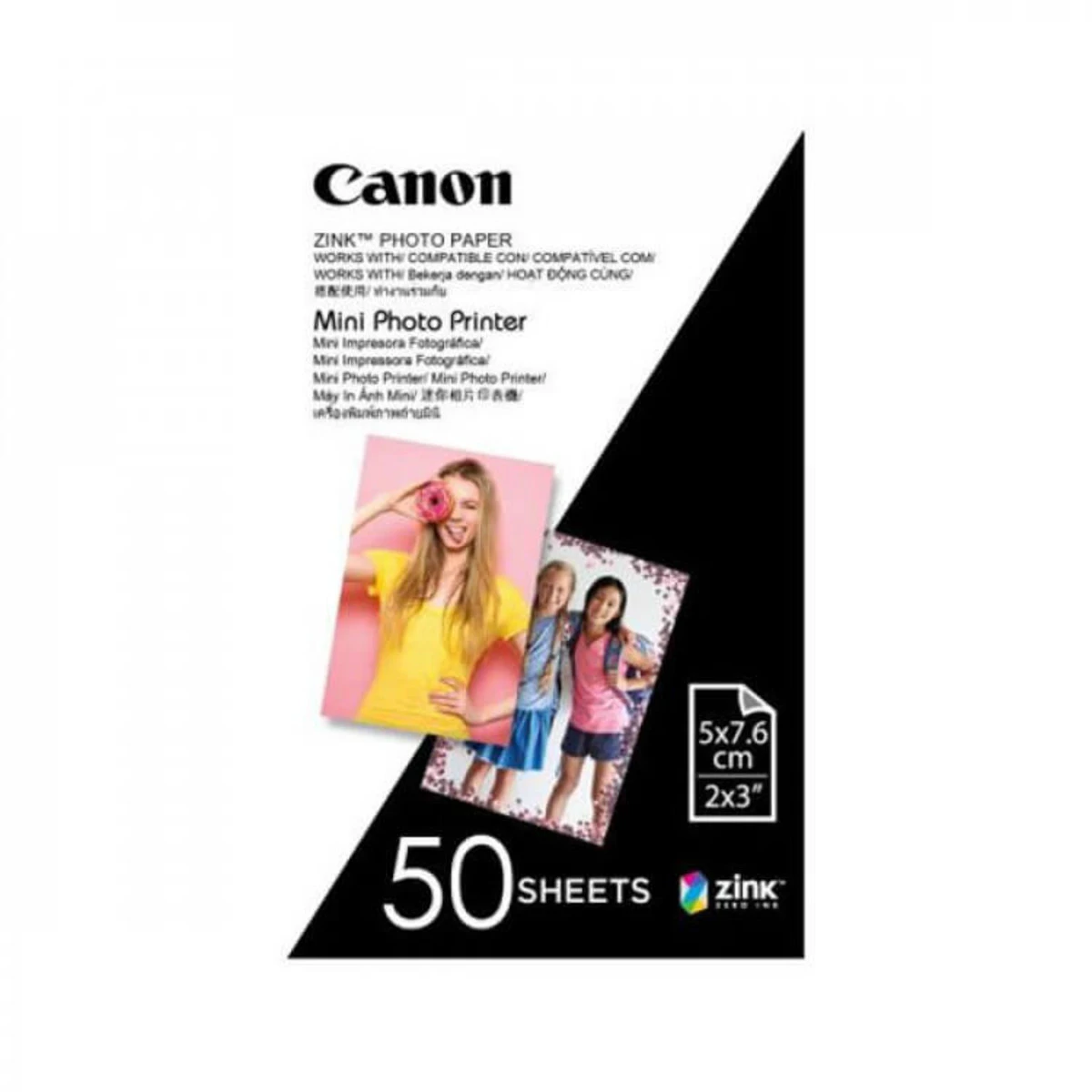 Canon Zink Photo Paper for Mini Photo Printer - 50 Sheets