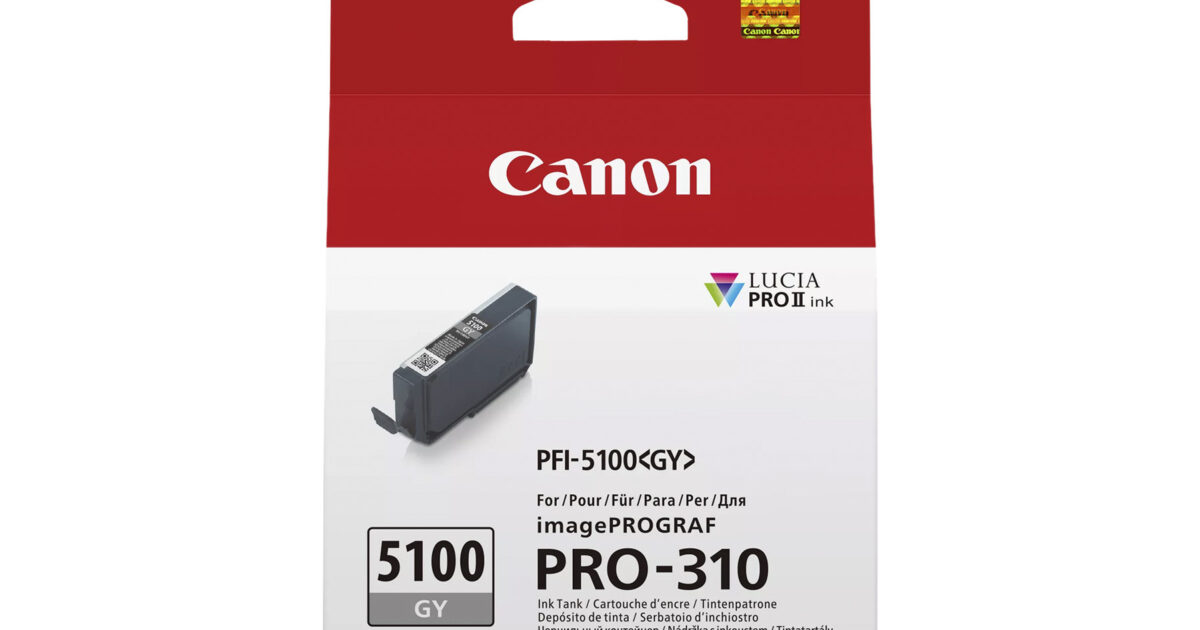 Canon PFI5100 Grey Ink Cart