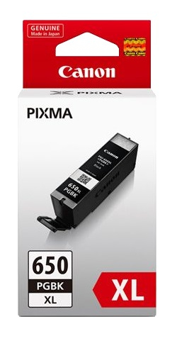 Canon PGI650XLPGBK Black High Yield Ink Cartridge