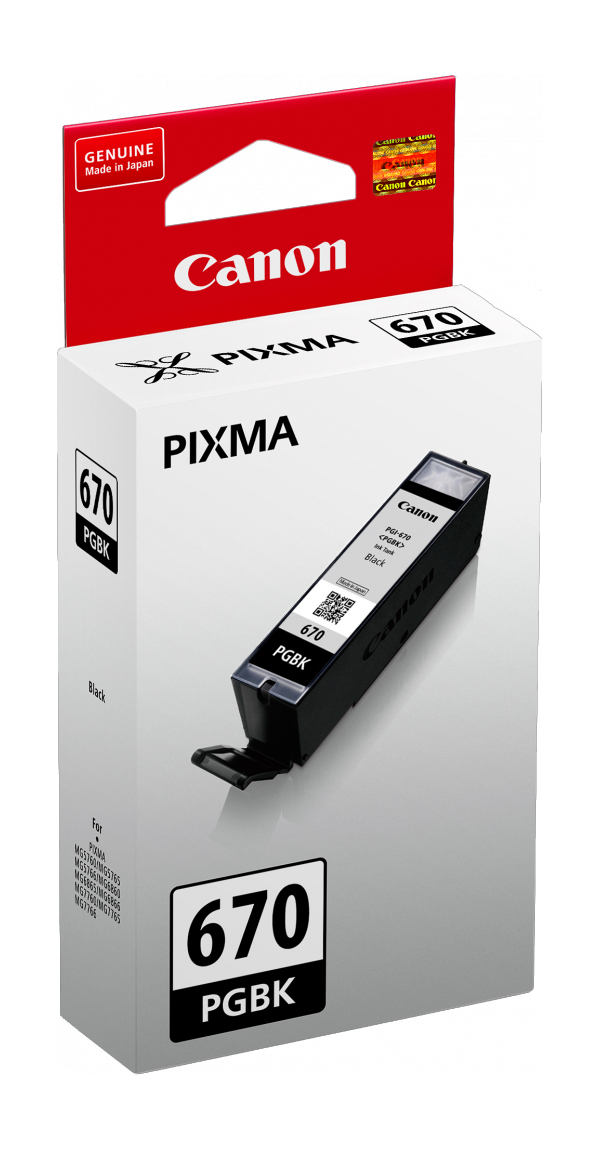 Canon PGI670PGBK Pigment Black Ink Cartridge