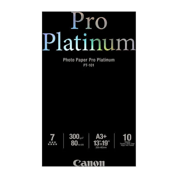 Canon PT-101 A3+ Pro Platinum 300gsm Photo Paper - 10 Sheets