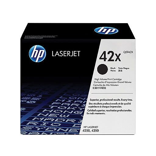 HP #42X Black Toner Q5942X