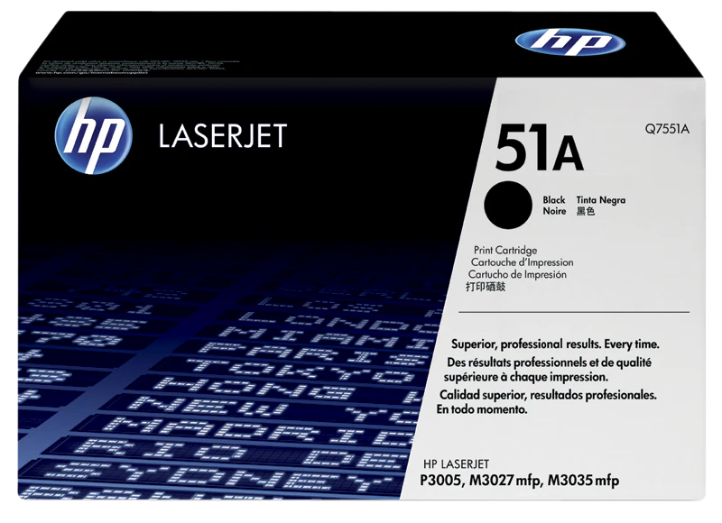 Q7551A BLACK LJ TONER CARTridge