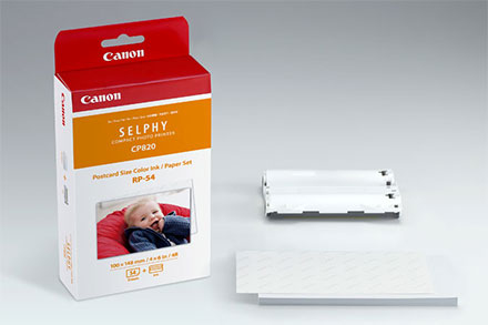 Canon RP54 Selphy 6x4 Photo Paper & Ink Kit - 54 Sheets