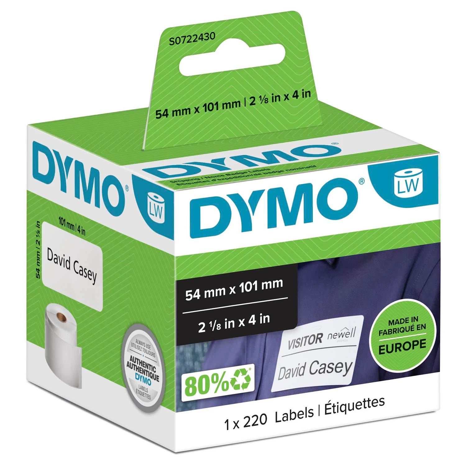 Dymo Ship Label 54mm x 101mm