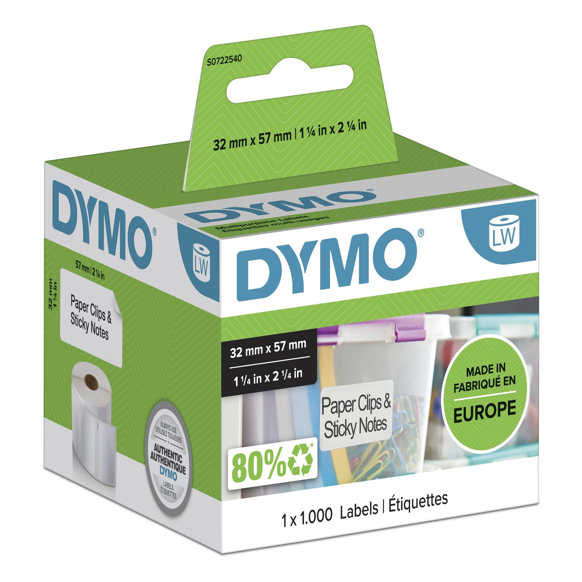 Dymo Label 57mm X 32mm