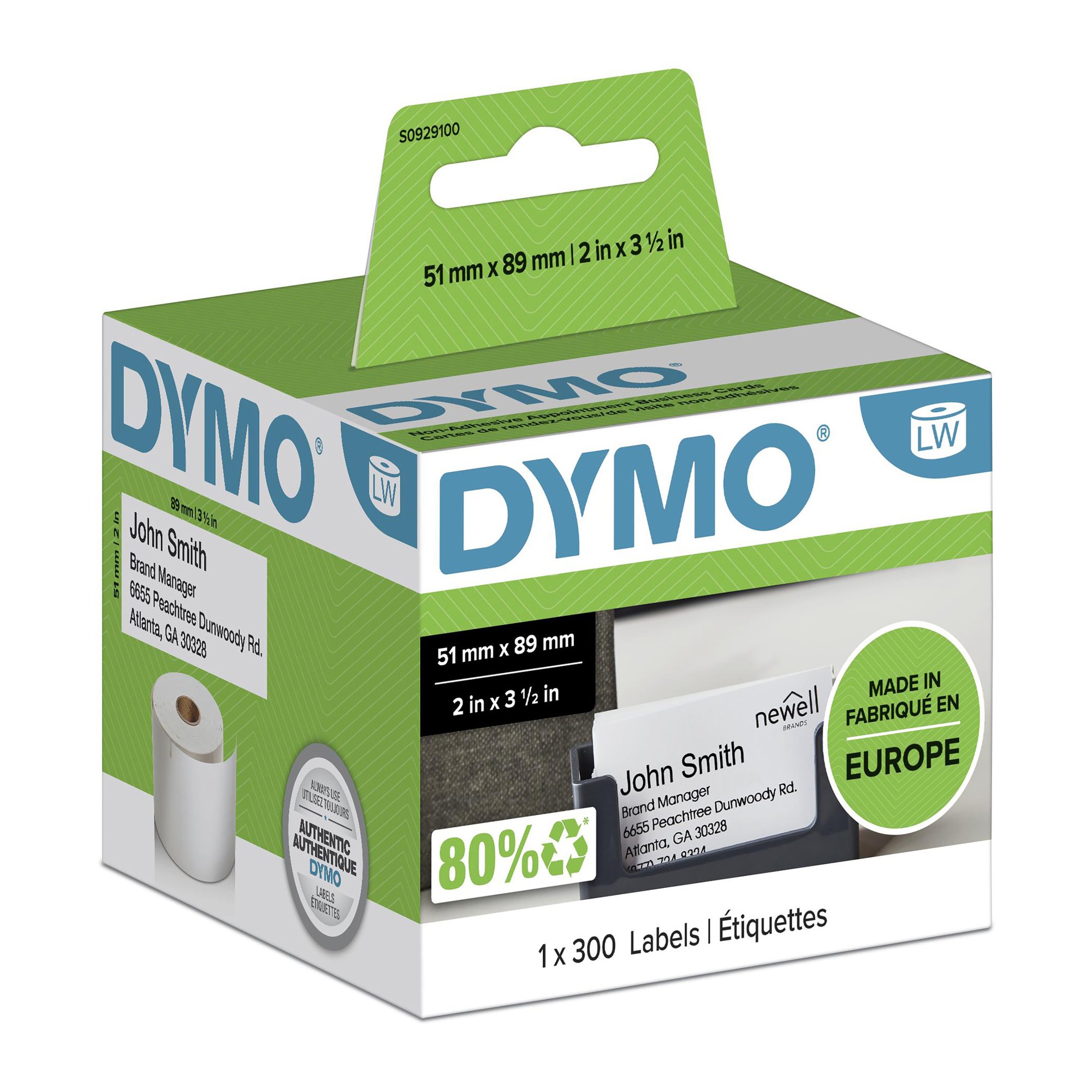 Dymo LW 51mm x 89mm White
