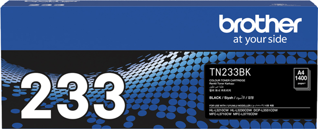 Brother TN-233BK Black Toner Cartridge