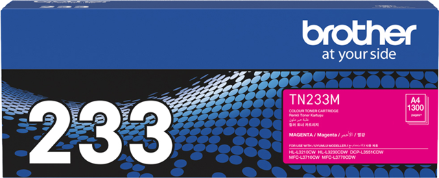 Brother TN-233M Magenta Toner Cartridge