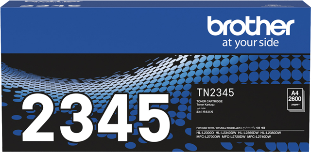 Brother TN-2345 Black High Yield Toner