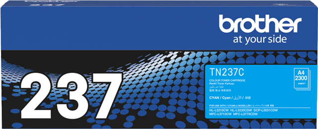 Brother TN-237C Cyan High Yield Toner Cartridge
