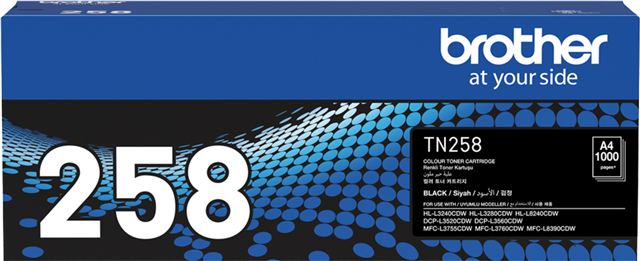 Brother TN258BK Toner Black