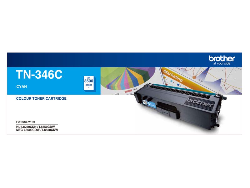 Brother TN-346C Cyan High Yield Toner