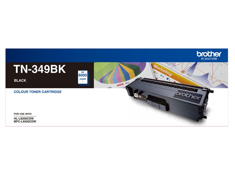 Brother TN-349BK Black Super High Yield Toner